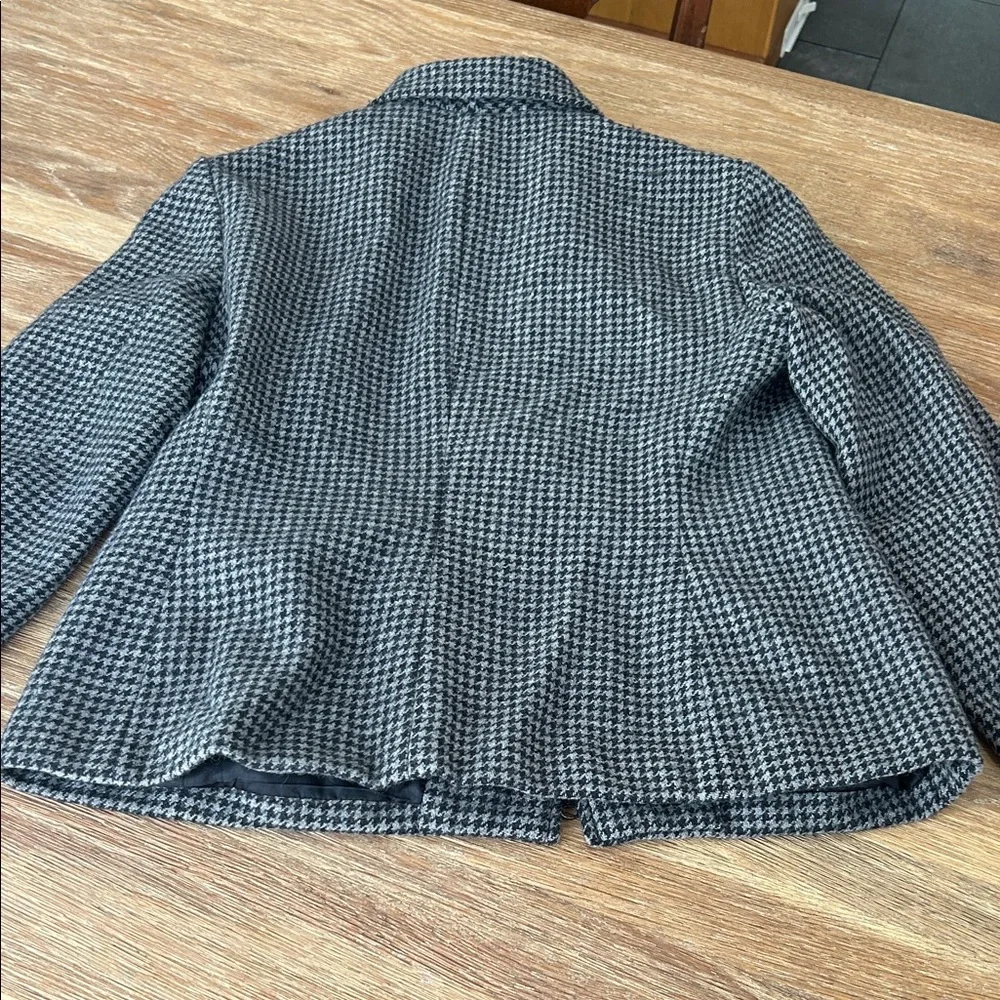 Ralph Lauren Black and White Houndstooth wool Jacket size 14 - Picture 9 of 9